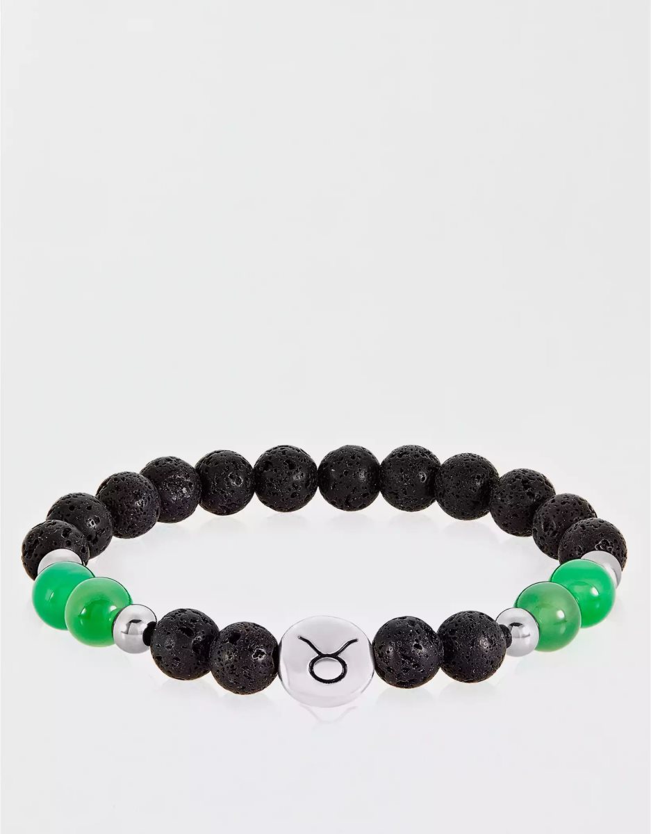 Bijoux American Eagle Zodiac Bead Bracelet Vert Homme | VGM-62665114